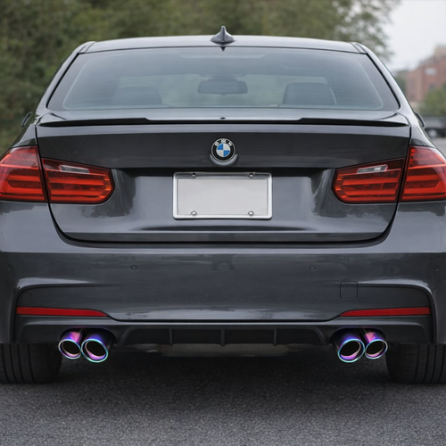 universal car exhaust muffler tip stainless steel